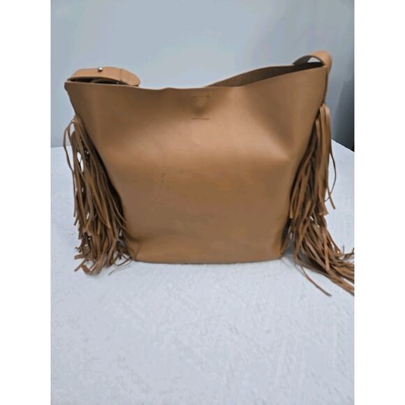 Jessica Simpson Large Fringe Faux Leather Tote Bag READ - Picture 16 of 16